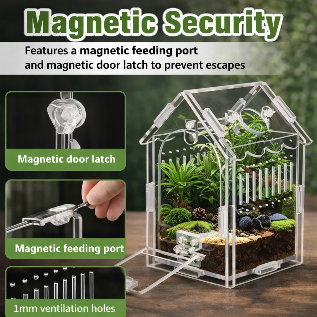 House Jumping Spider Enclosure