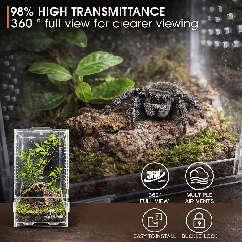 Regular Jumping Spider Enclosure