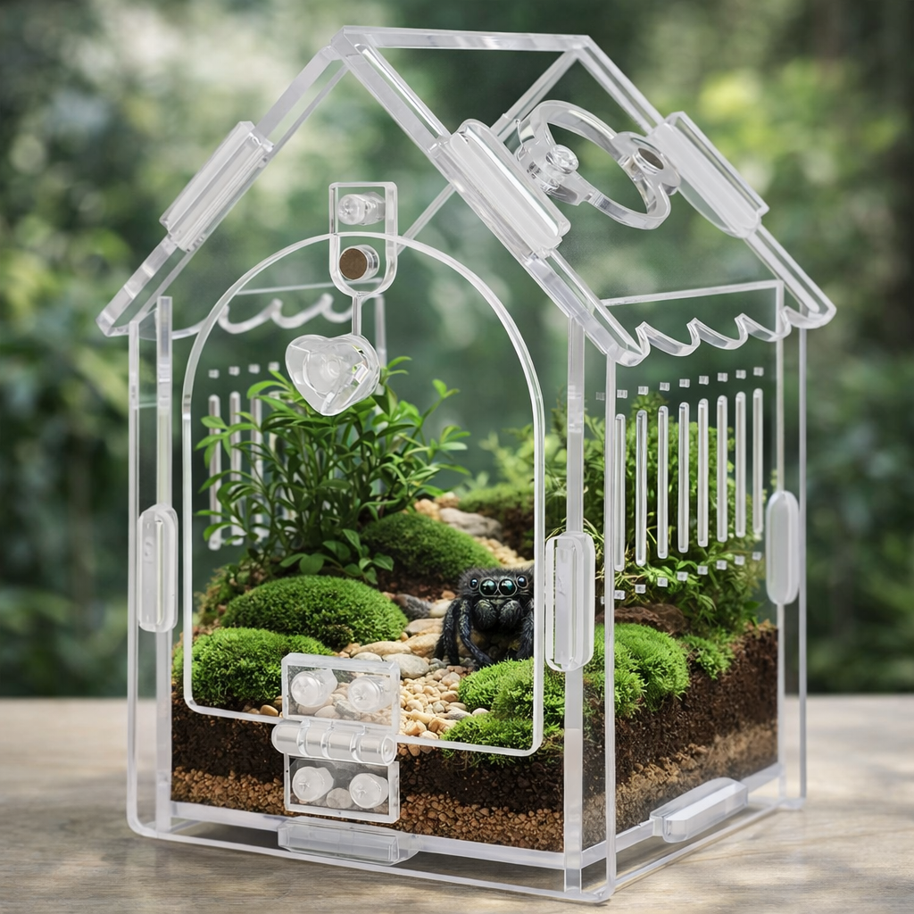 House Jumping Spider Enclosure