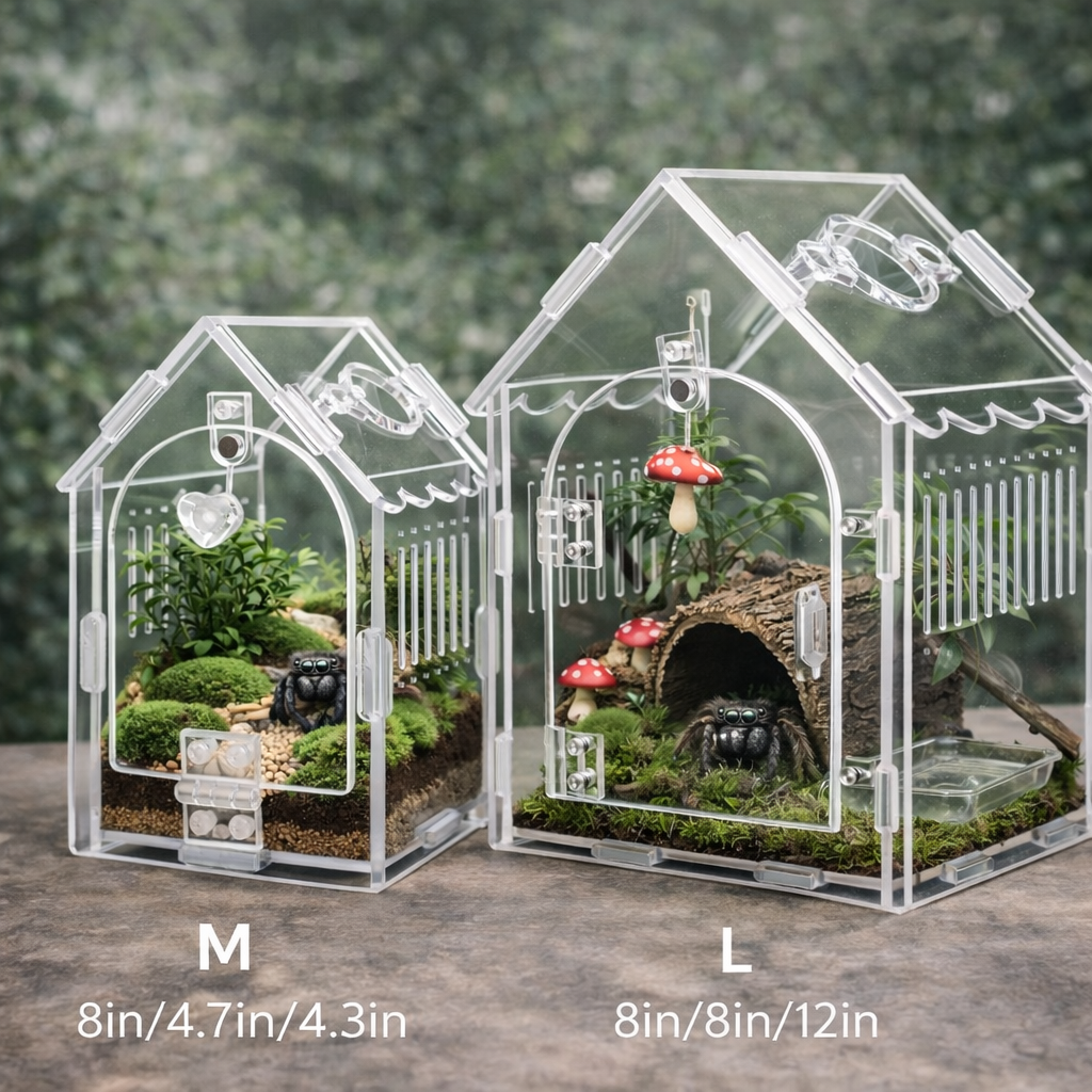 House Jumping Spider Enclosure
