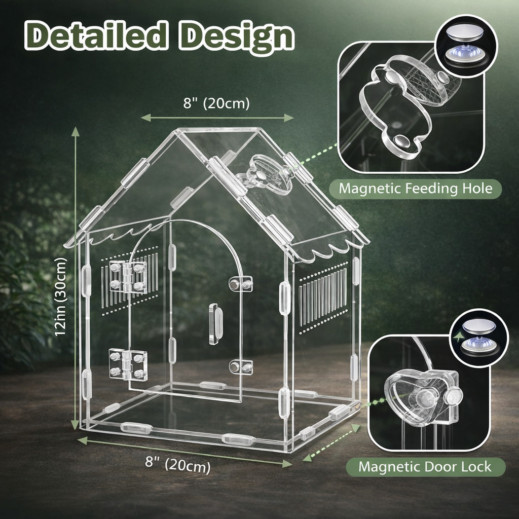 House Jumping Spider Enclosure